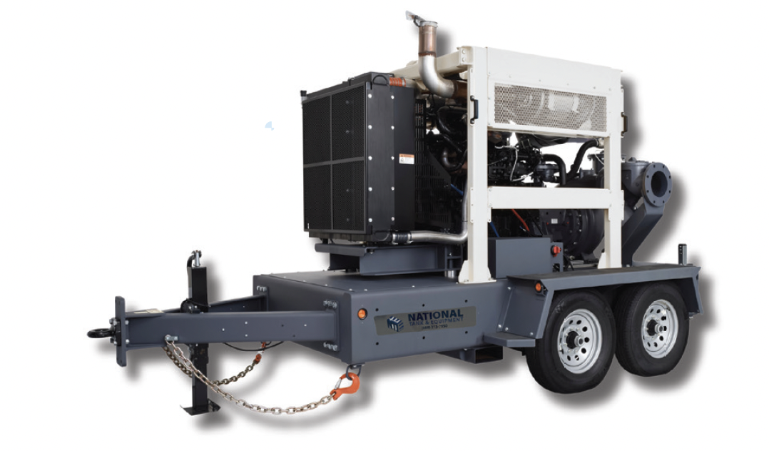 10x8 High Pressure Vacuum Assist Diesel-Driven Pump